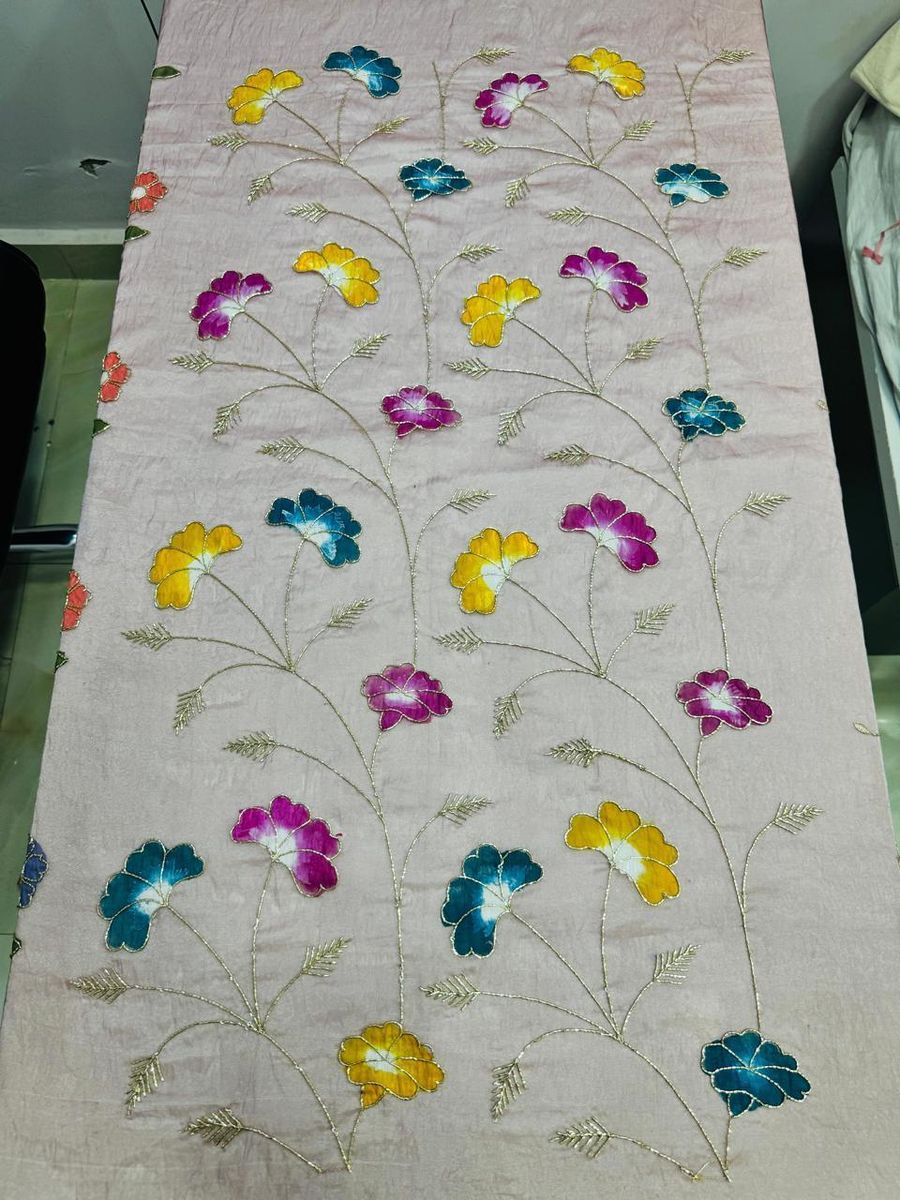 Green meadow saree